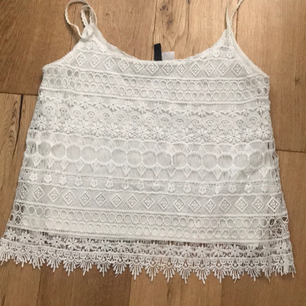 White (h&m) blouse